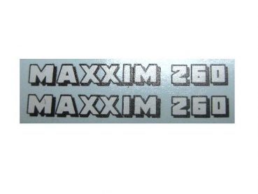 BECO Typenbeschriftung "MAXXIM 260"